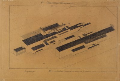 Modern Buildings by Kazimir Severinovich Malevich