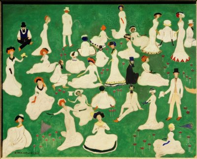 Rest (Group with Top Hats) by Kazimir Severinovich Malevich