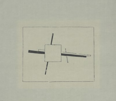 Suprematist Cross by Kazimir Severinovich Malevich