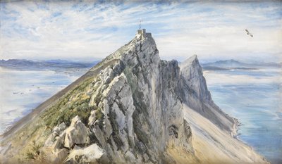 Gibraltar, from the Spanish Shore by Keeley Halswelle