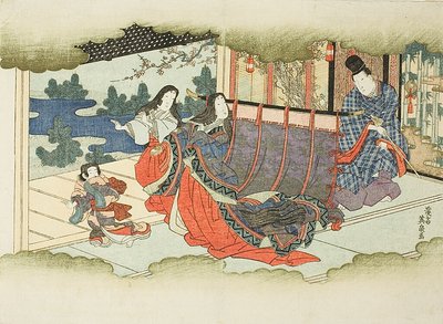 Fleeing from the Samurai by Keisai Eisen
