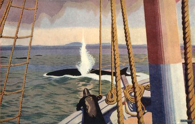 Whaling in the Antarctic by Keith Henderson