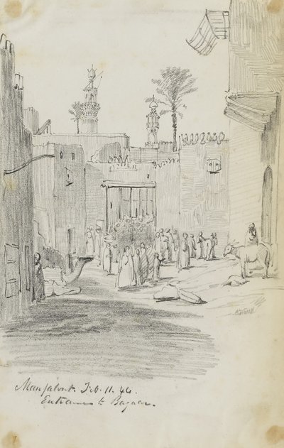 Entrance to Bazaar by Kellogg, Miner Kilbourne