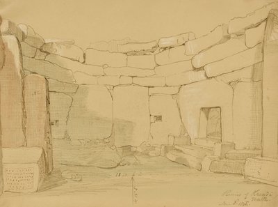 Ruins, Krindi, Malta by Kellogg, Miner Kilbourne