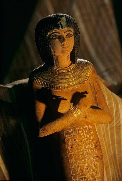 Wooden shabti, 2009 (photo) by Kenneth Garrett