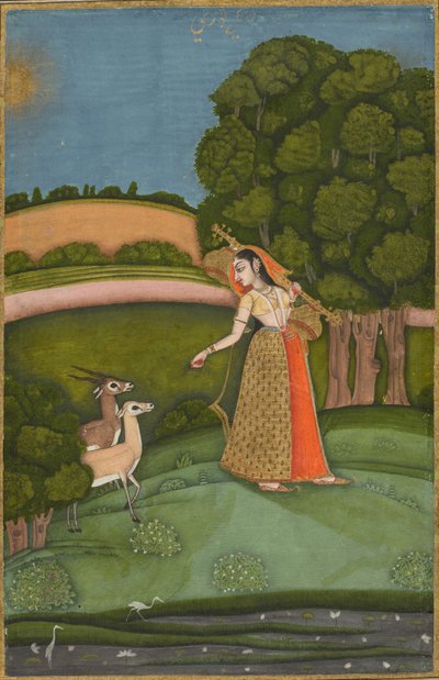 Todi Ragini, from a Ragamala Series by Kenneth Macleay