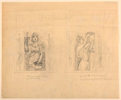Design for Magazine Cover by Kenyon Cox