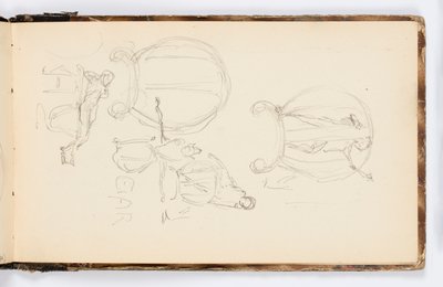 Sketchbook Page by Kenyon Cox