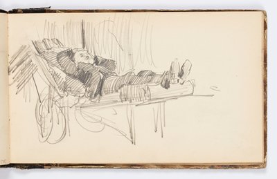 Sketchbook Page by Kenyon Cox