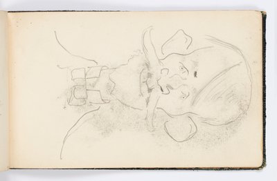 Sketchbook Page: Caricature by Kenyon Cox