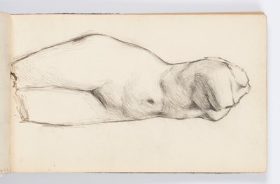 Sketchbook Page: Classical Statue by Kenyon Cox