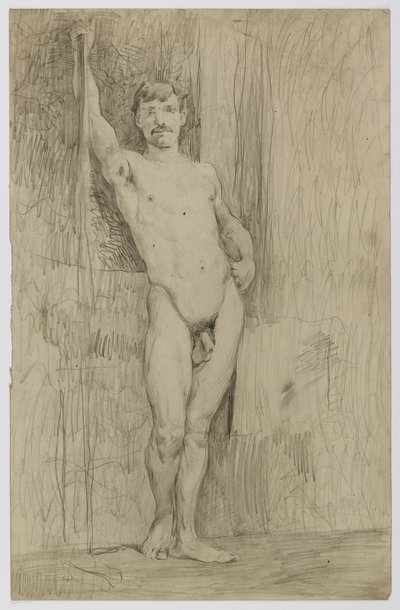 Study of Standing Male Nude by Kenyon Cox