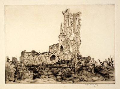Fleurie Church by Kerr Eby