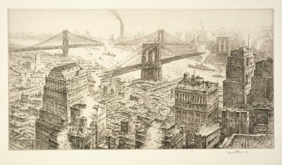 Two Bridges by Kerr Eby
