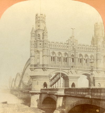 Kaiser Bridge, Hamburg, Germany, 1896 by Keystone View Company