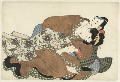 Loving Couple by Kikugawa Eizan (attributed to)