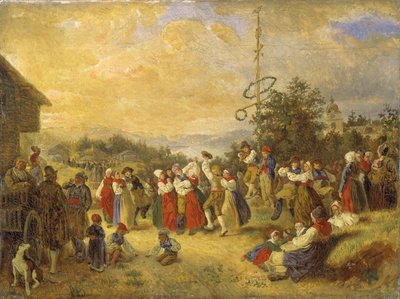 Midsummer Dance at Rattvik by Kilian Christoffer Zoll