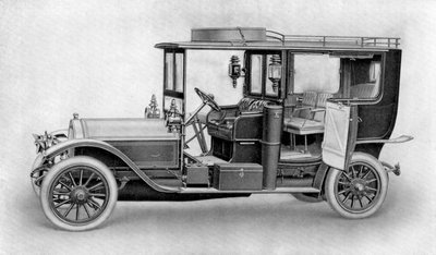 Drawing of a car, 1911-1912 by Kilmsch and Co.