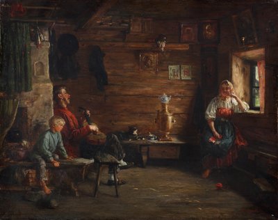 Family Idyll by Kirill Vikentievich Lemoch