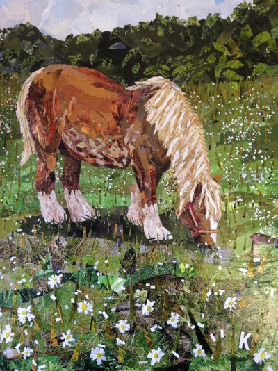 Hillside Horse by Kirstie Adamson