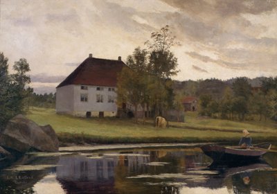 Bossevig, after sunset by Kitty Lange Kielland