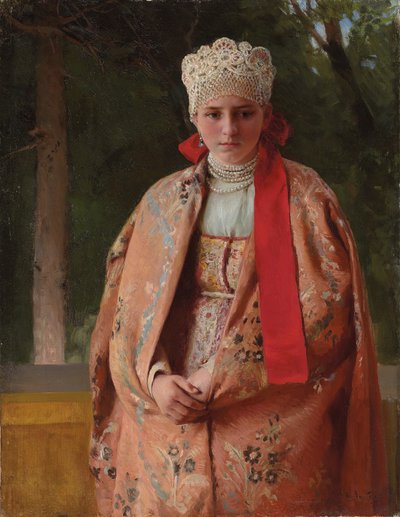 Boyarina by Klavdiy Vasilievich Lebedev