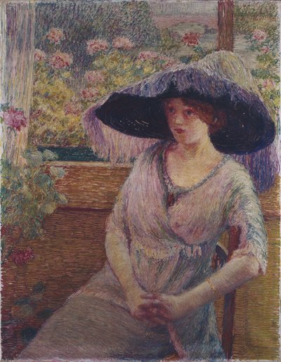 Girl with a Black Hat by Kojima Torajiro