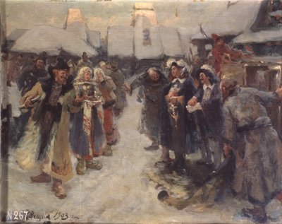 The foreigners in Muscovy, 1903 by Konstantin Alexandrovich Veshchilov