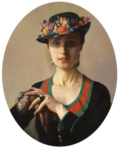 Portrait of a Lady by Konstantin Andreevic Somov