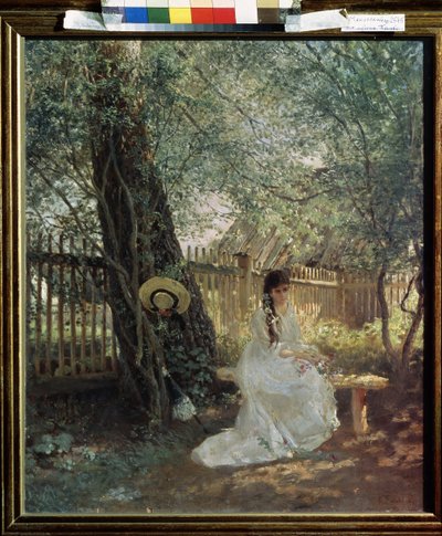 In The Garden by Konstantin Egorovich Makovsky
