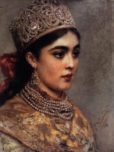 The Boyar Woman by Konstantin Egorovich Makovsky
