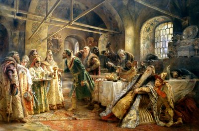 The Kiss Ceremony by Konstantin Egorovich Makovsky