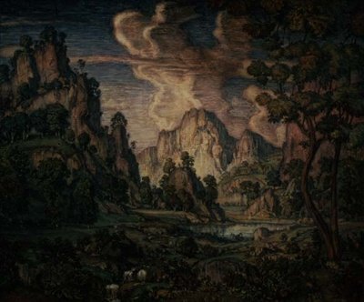 Classical Landscape by Konstantin Fedorovich Bogaevsky