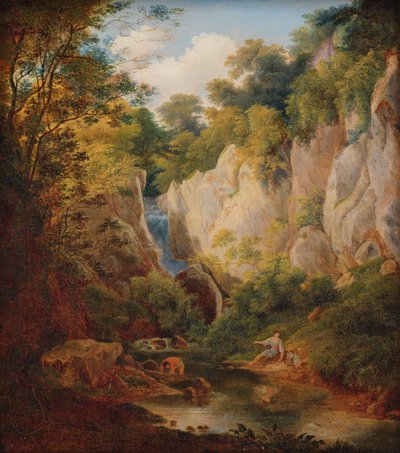 Landscape with Gorge by Károly Markó d. Ä.