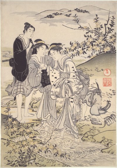 Hagi Tamagawa by Kubo Shunman