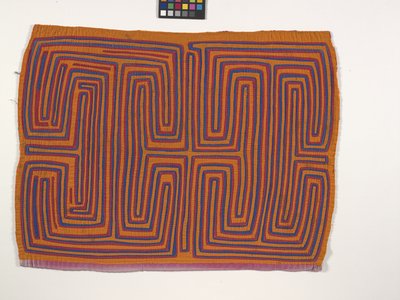 Shirt Panel (Mola) by Kuna Indian Culture