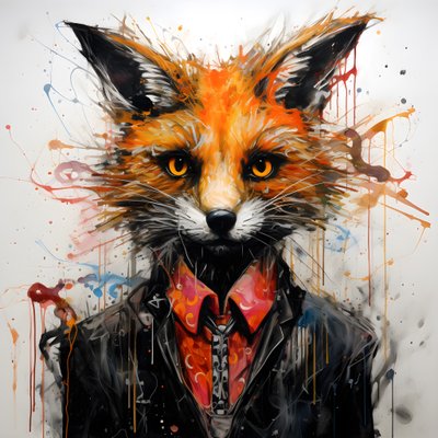 Anthropomorphism of the Magic Fox 1 by Kurt Heppke