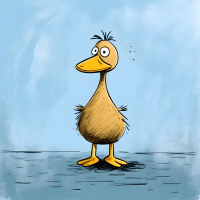 Duck in the Field 3 by Kurt Heppke