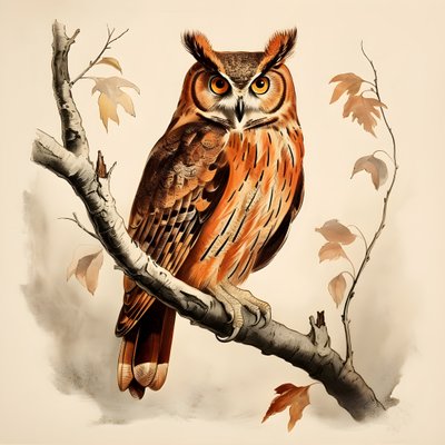 Owl 4 by Kurt Heppke