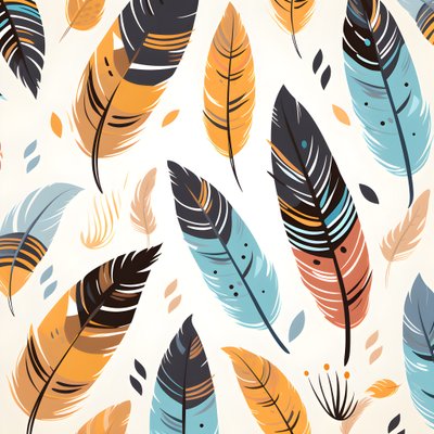 Feather Pattern 3 by Kurt Heppke