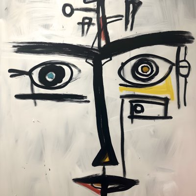 Face with 3 Eyes 1 by Kurt Heppke