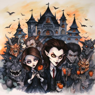 Halloween with Vampires and Werewolves 2 by Kurt Heppke