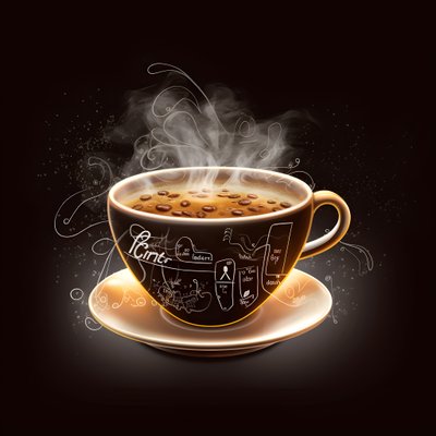 "Coffee + Science = Energy" 3 by Kurt Heppke