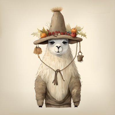 Llama, 18th Century America 2 by Kurt Heppke