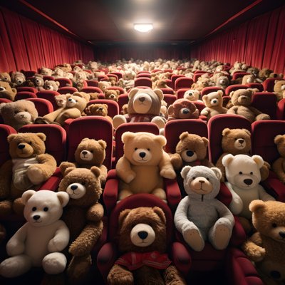 Millions of Teddy Bears in a Cinema 2 by Kurt Heppke