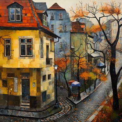 Prague Houses 4 by Kurt Heppke