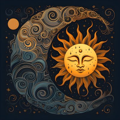 Sun and Moon 2 by Kurt Heppke