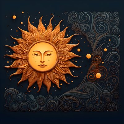 Sun and Moon 3 by Kurt Heppke