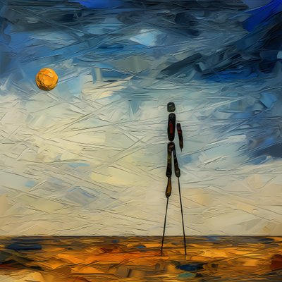 Stick Figure 1 by Kurt Heppke