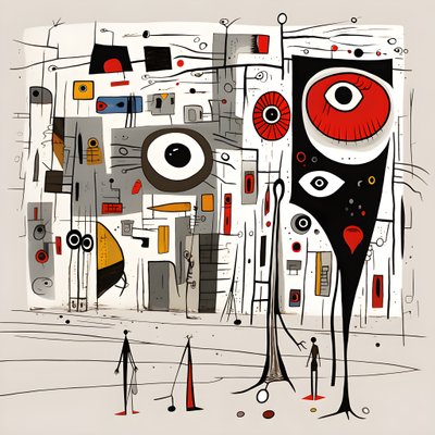 Surreal Illustrations by Joan Miró 4 by Kurt Heppke